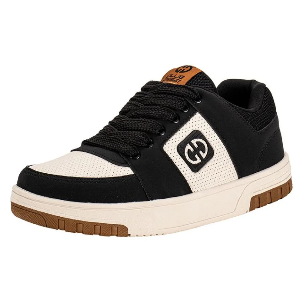 Tênis Masculino Furious 3 Ollie 0401 PRETO/BEGE 39