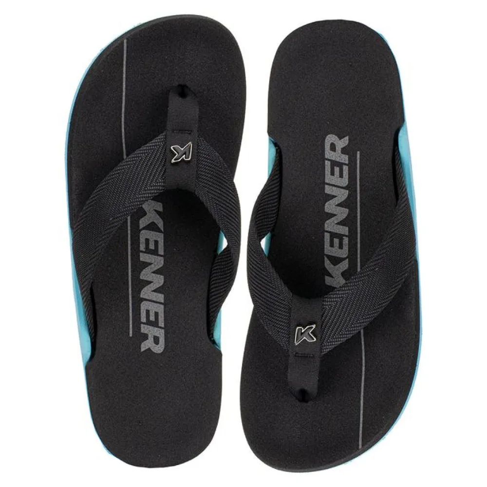 Chinelo Masculino NK6 Pro Kenner EJZ PRETO/AZUL 38