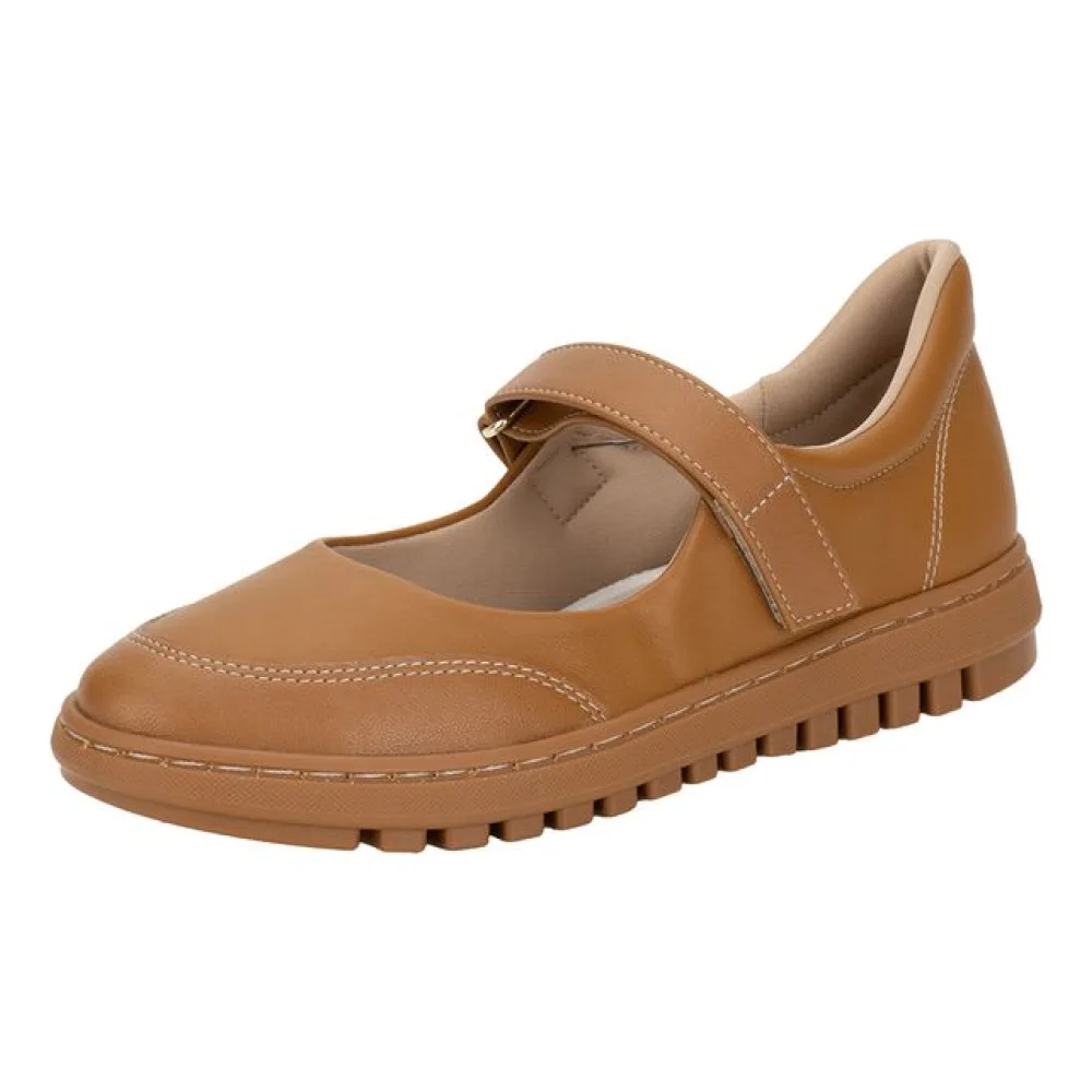 Sapato Feminino Flat Piccadilly 937007 CARAMELO 34
