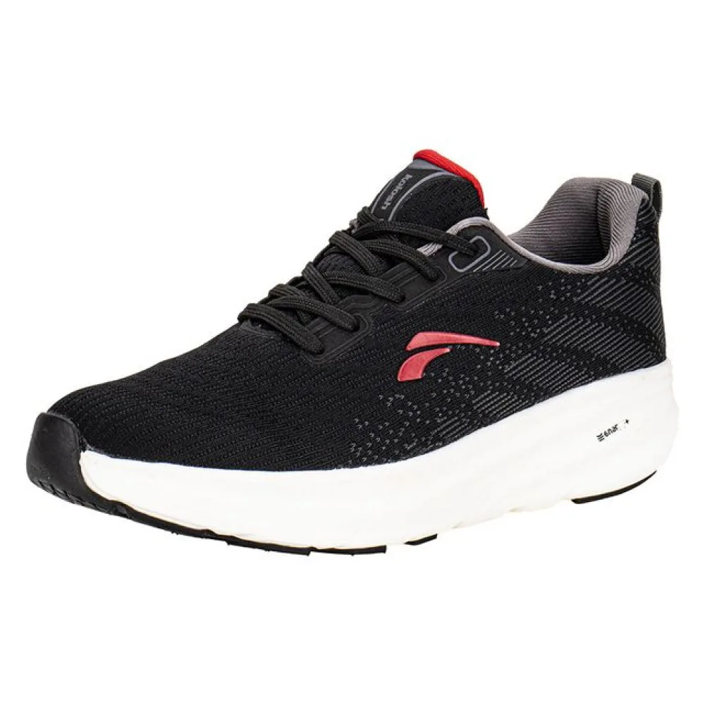 Tênis Masculino Velocit Kolosh H3521 PRETO/VERMELHO 38