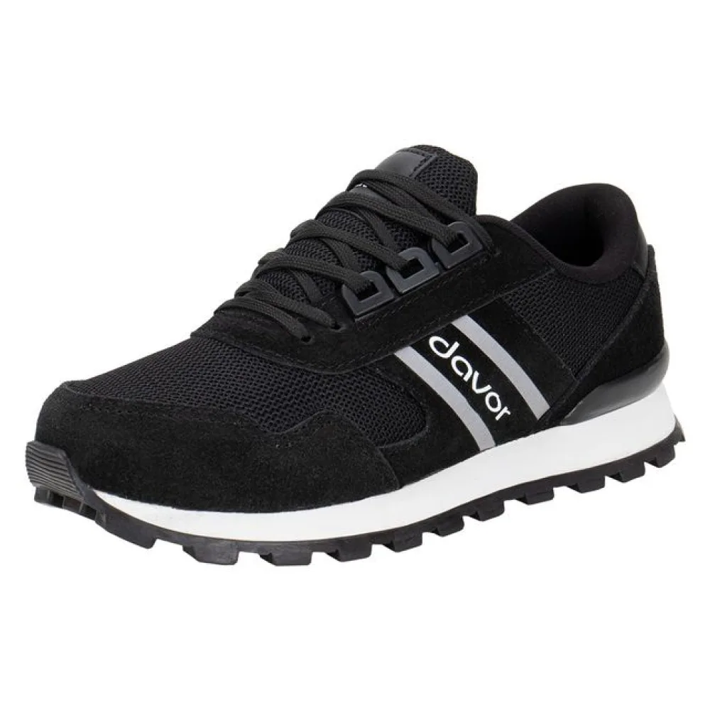 Tênis Feminino Casual Davor DVR-12 PRETO 36