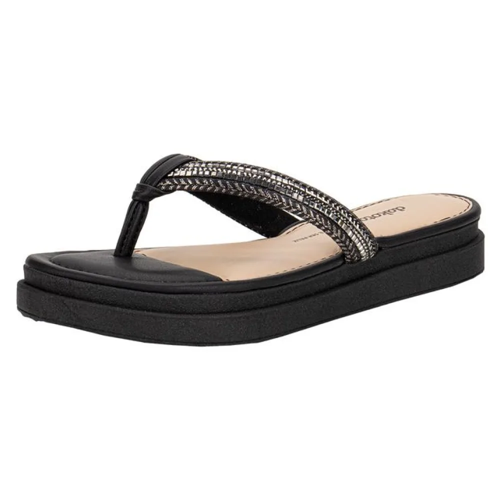 Tamanco Feminino Flat Dakota Y8902 PRETO 34