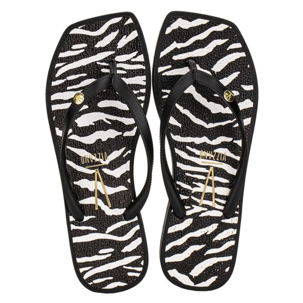Chinelo Feminino Vizzano 6531100 PRETO/BRANCO 34