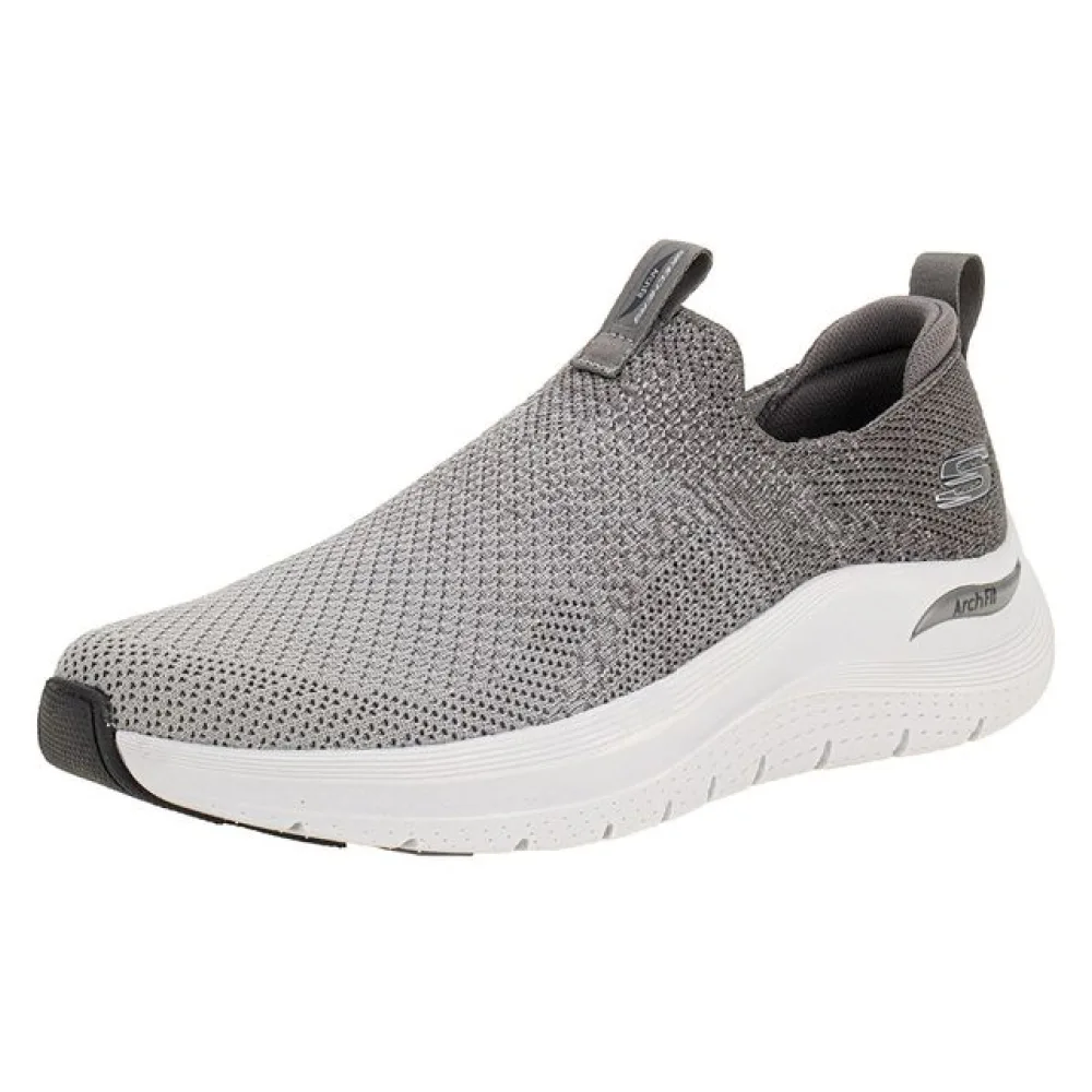 Tênis Masculino Arch Fit 2.0 Skechers 232704 CINZA 38