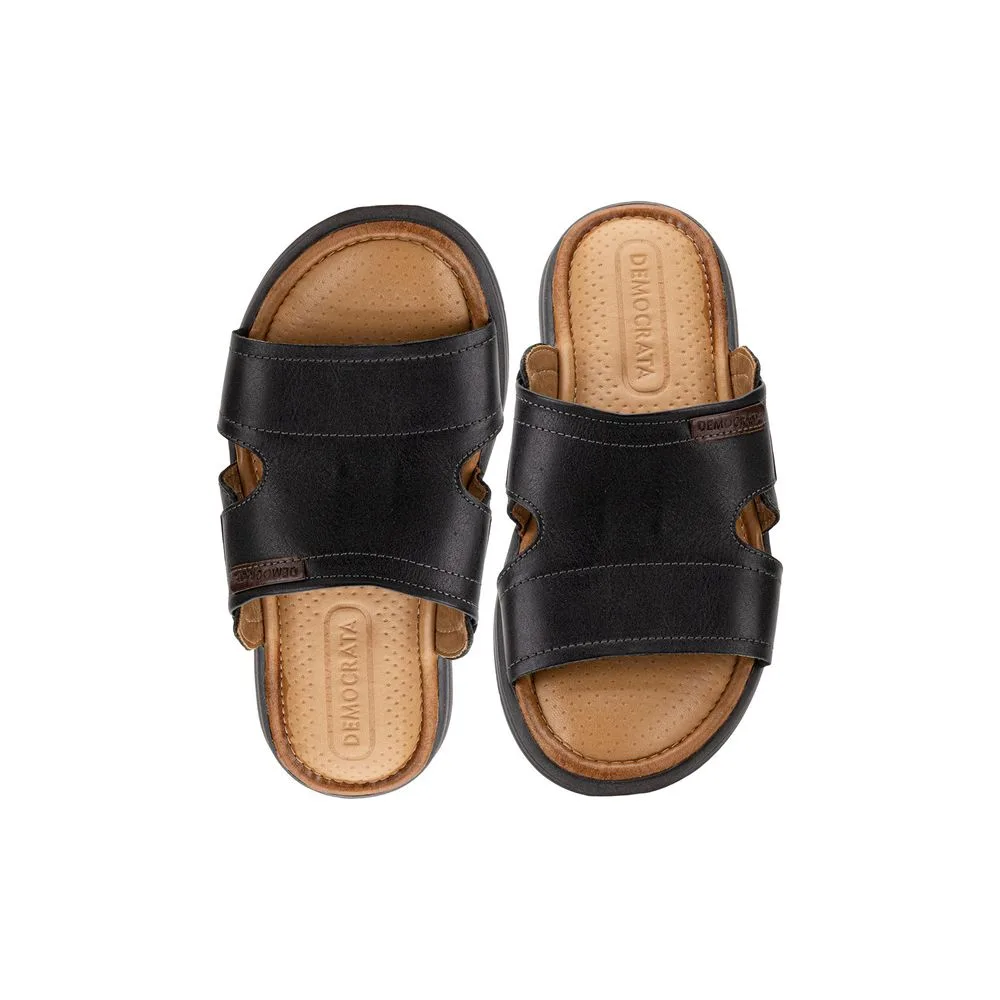 Chinelo Masculino Slide Soul Democrata 015134 PRETO 38