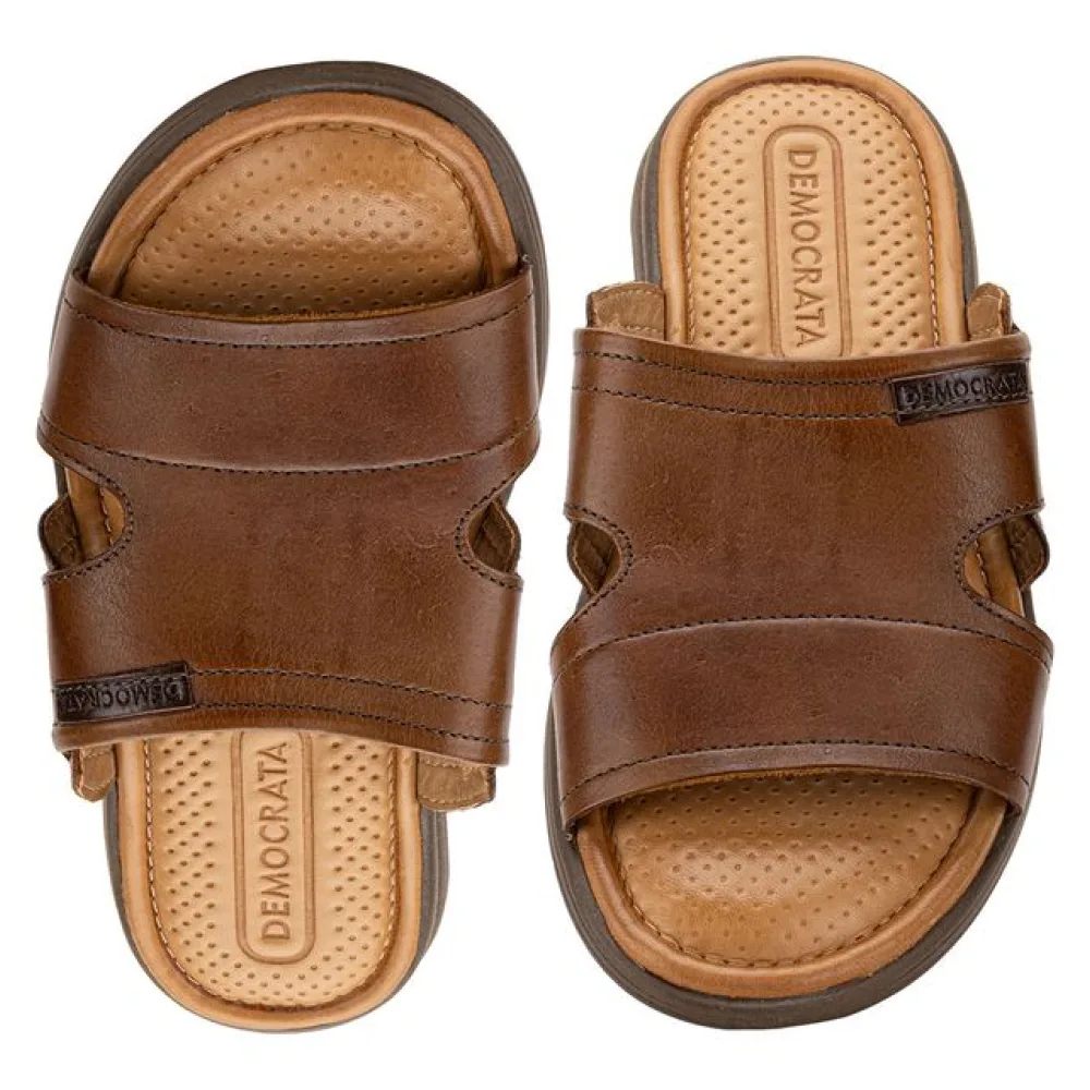 Chinelo Masculino Slide Soul Democrata 015134 CARAMELO 38