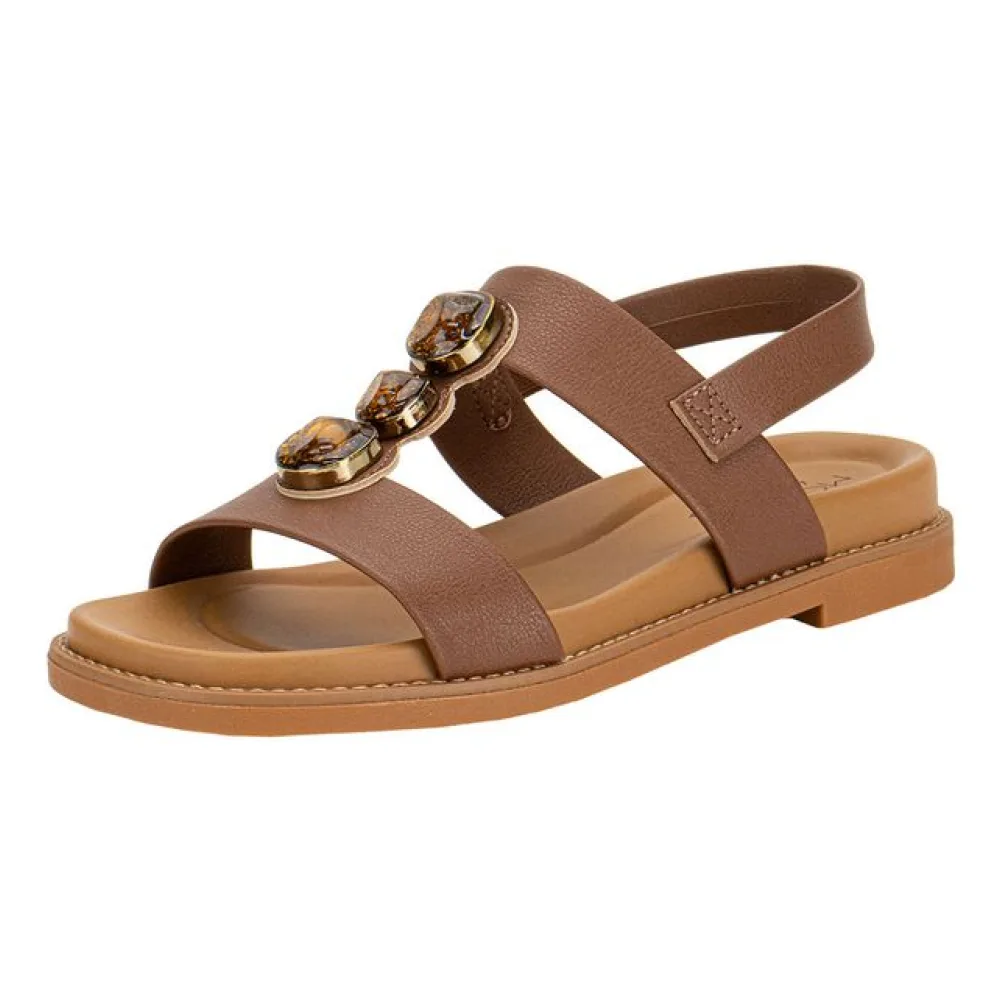 Sandália Feminina Flat Modare 7205106 CAFÉ 35