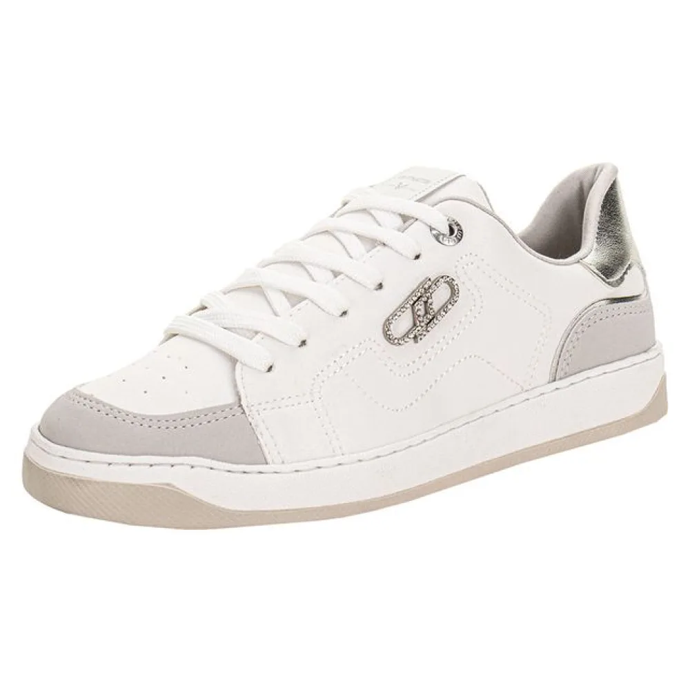 Tênis Feminino Casual Via Marte 220002 BRANCO/CINZA 34
