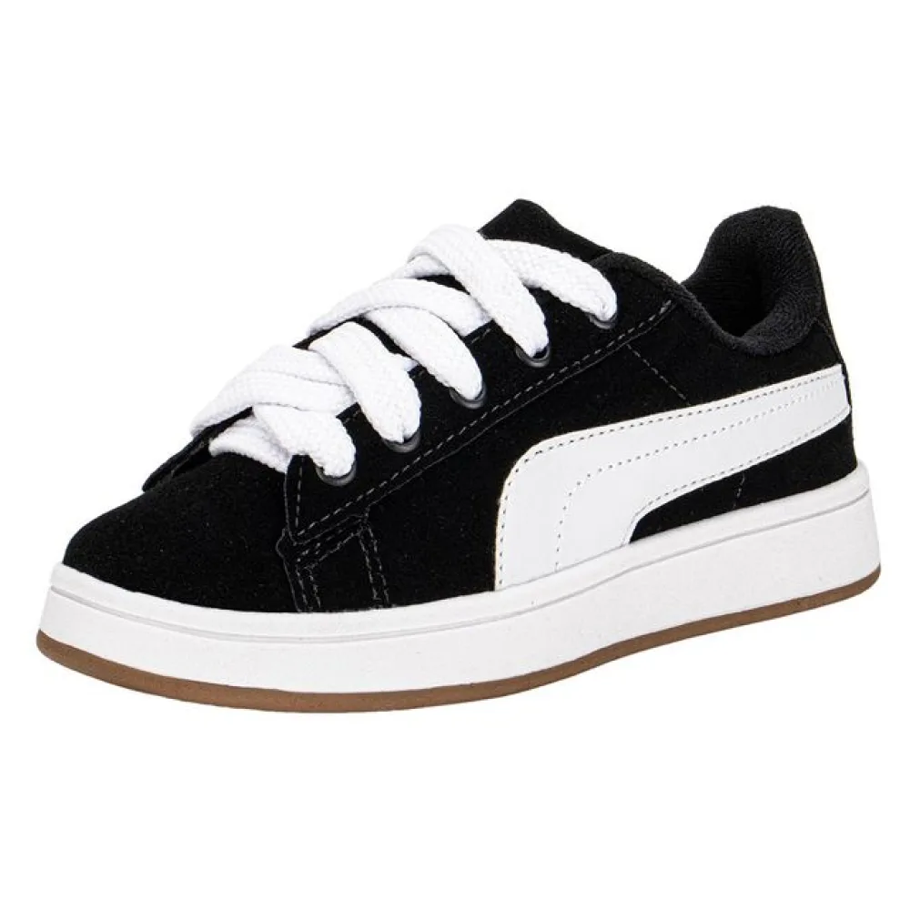 Tênis Infantil Masculino Gibizinho G407 PRETO/CAMURÇA 28