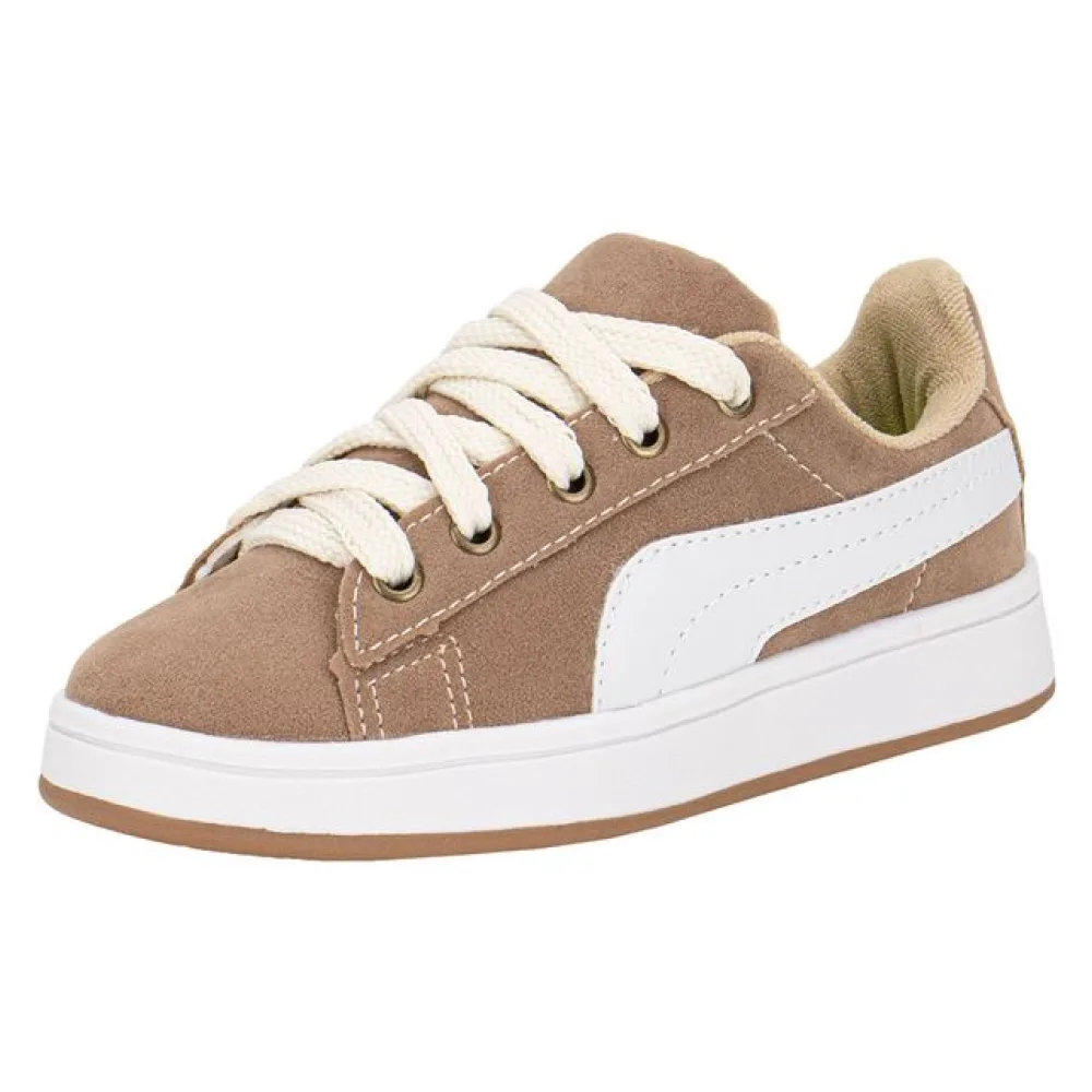 Tênis Infantil Masculino Gibizinho G407 BEGE 29