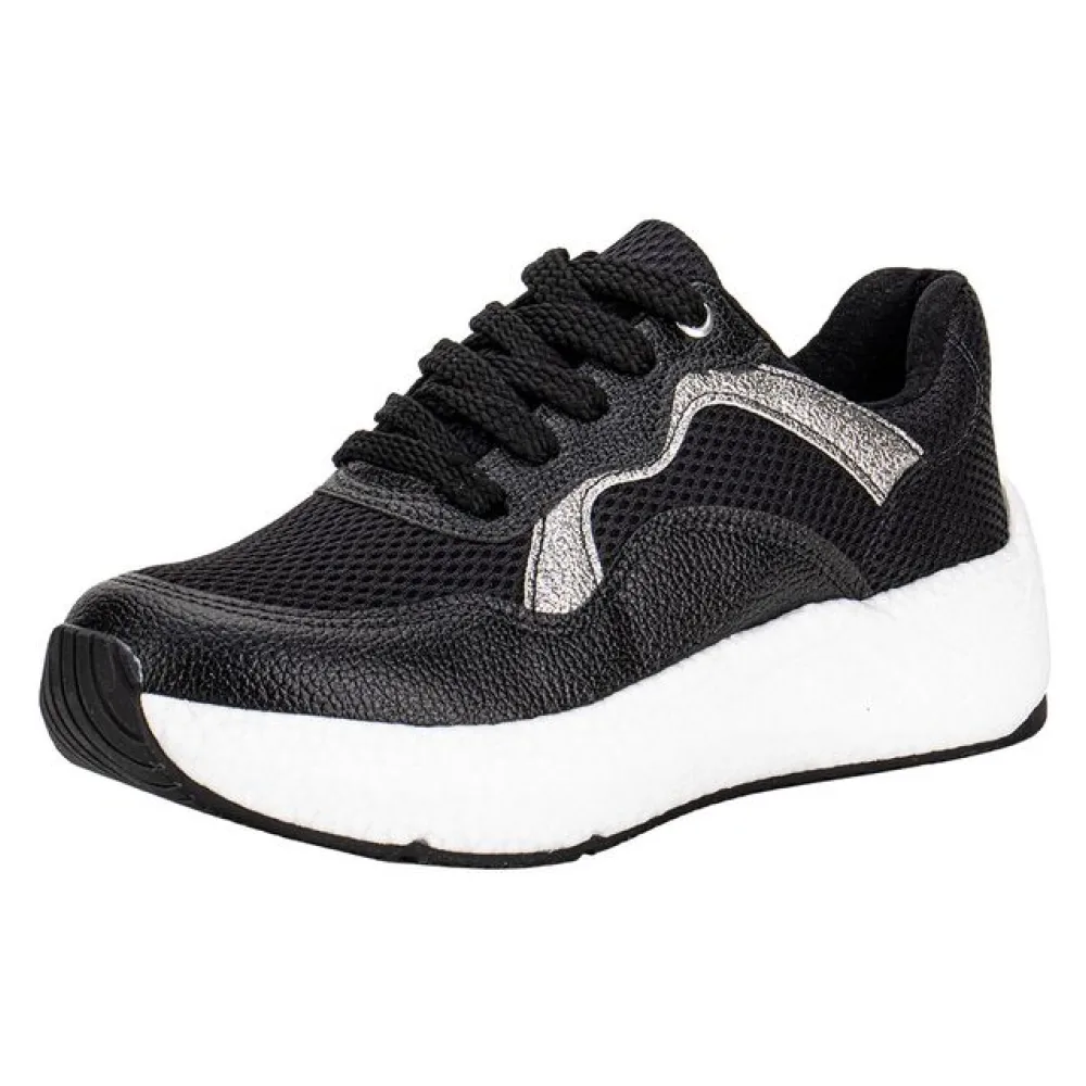 Tênis Feminino Casual Beira Rio 4327102 PRETO/CINZA 34