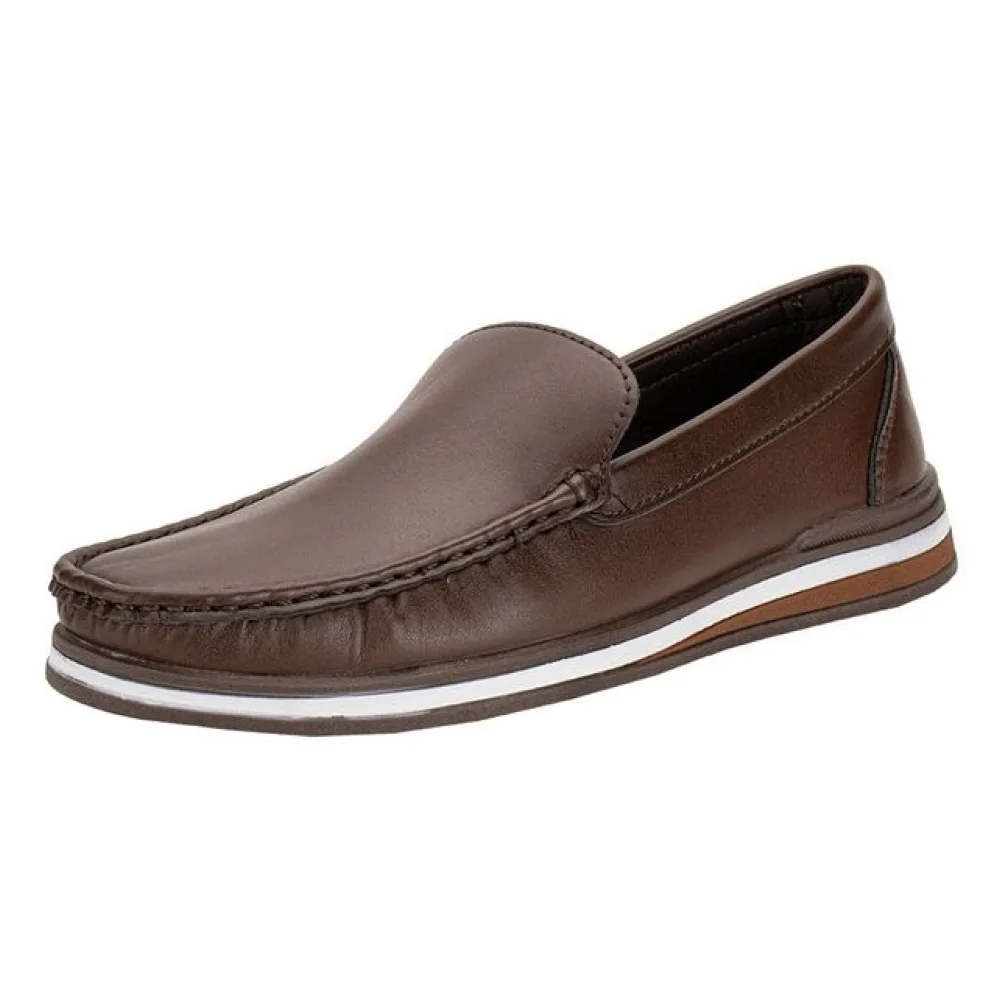 Mocassim Masculino Du Prado 0500 CAFÉ 37