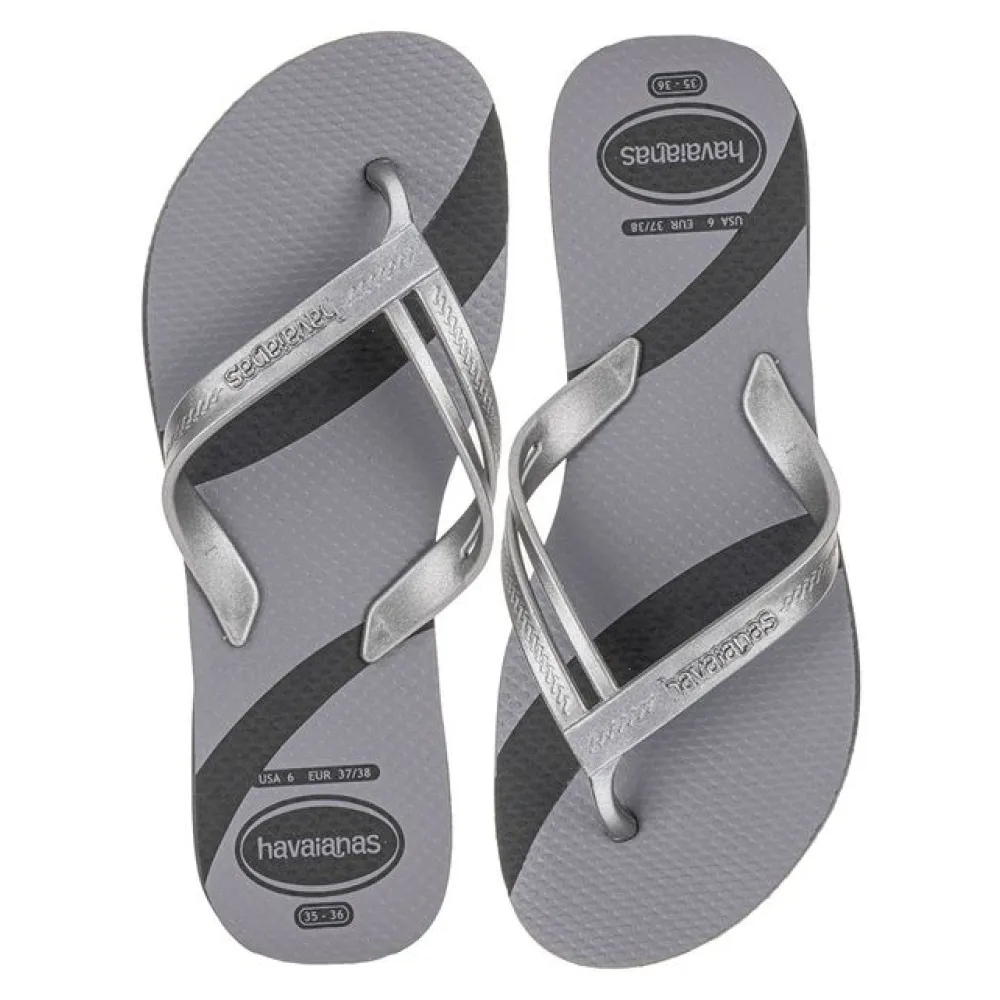 Chinelo Feminino Elegance Print Havaianas 4148804 CINZA 35/36
