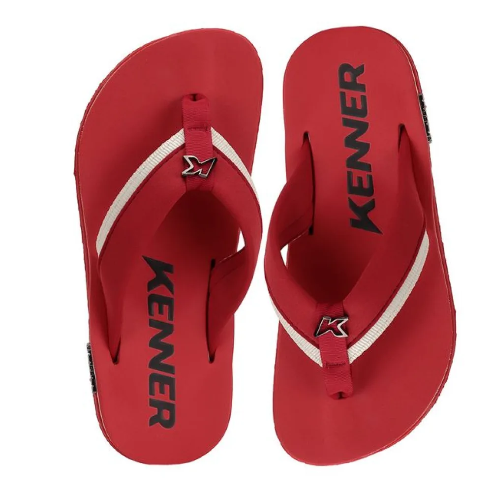 Chinelo Masculino Kivah Kenner DSM VERMELHO 37