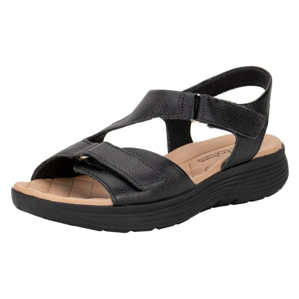 Sandália Feminina Flat ComfortFlex 2543404 PRETO 38