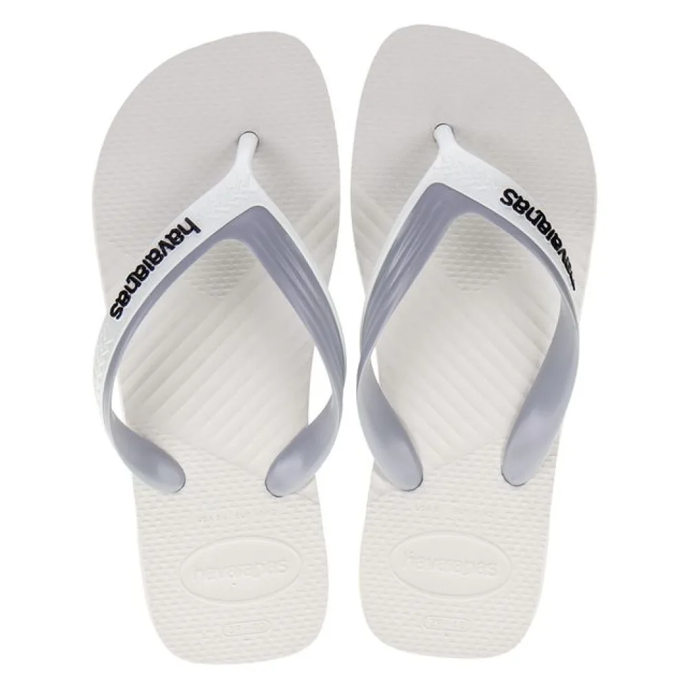 Chinelo Masculino Dual Havaianas 4145602 BRANCO/CINZA 37/38