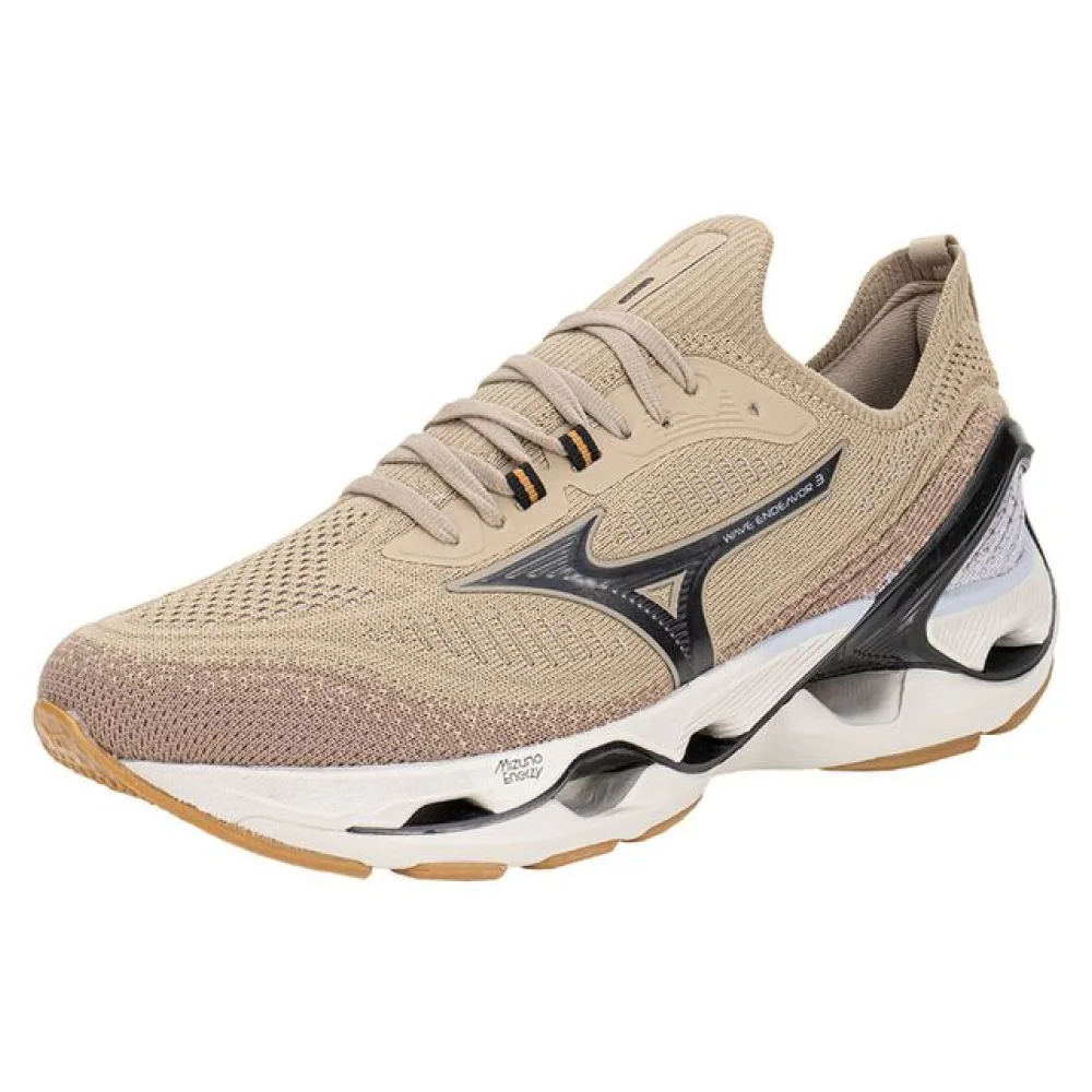 Tênis Masculino Wave Endeavor 3 Mizuno 101060060 TAUPE 38