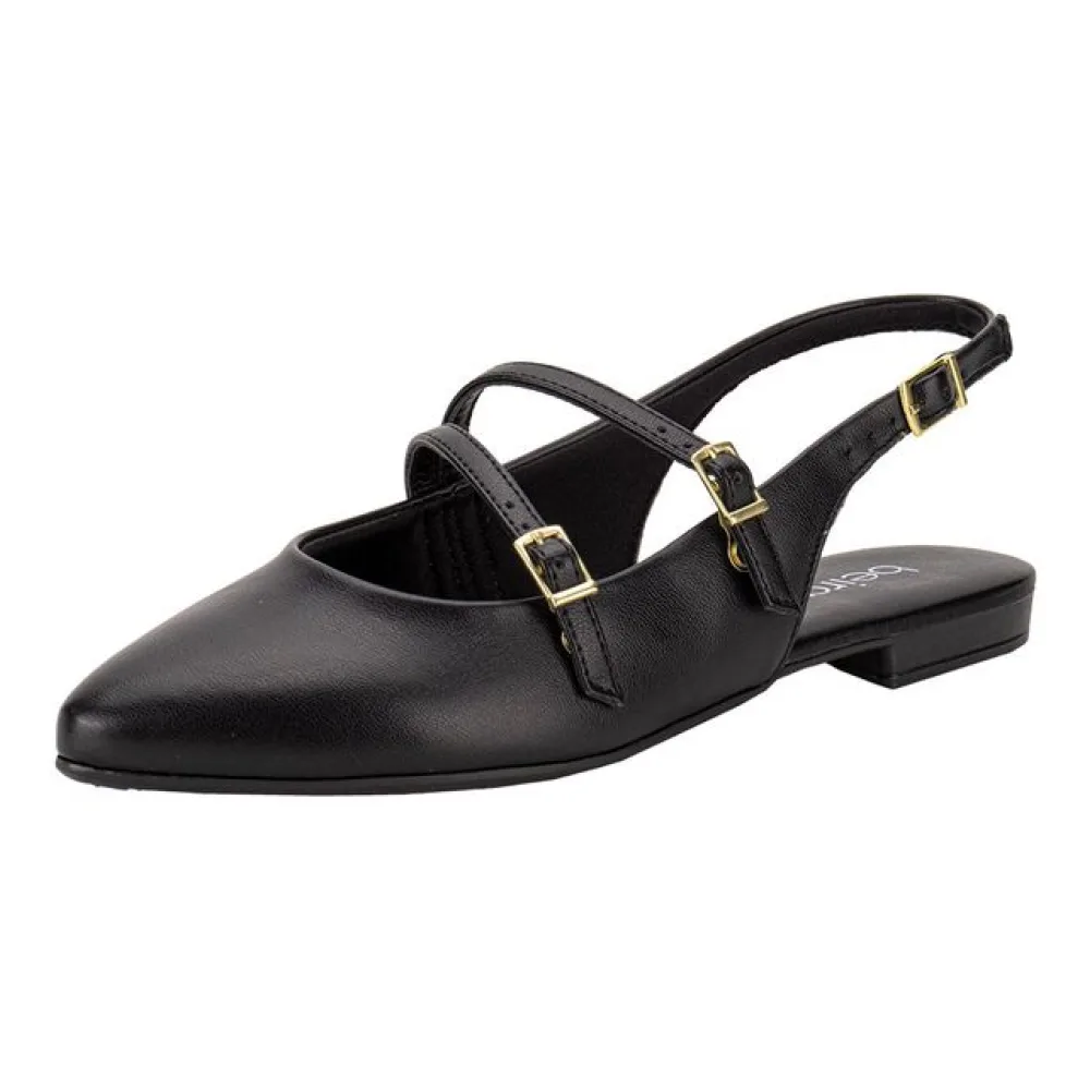 Sapato Feminino Salto Grosso Beira Rio 41341012 PRETO 01 34