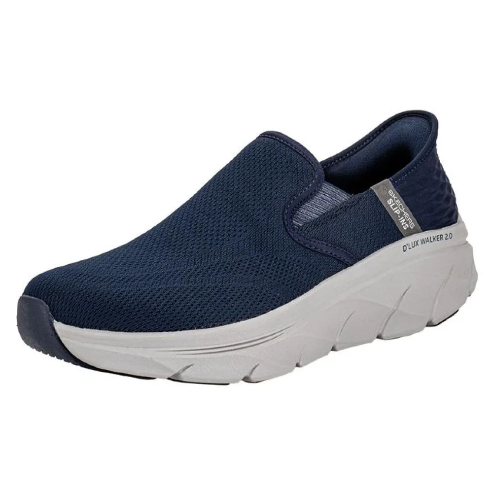 Tênis Masculino D'Lux Walker 2.0 Reeler Skechers 232463 AZUL/CINZA 40