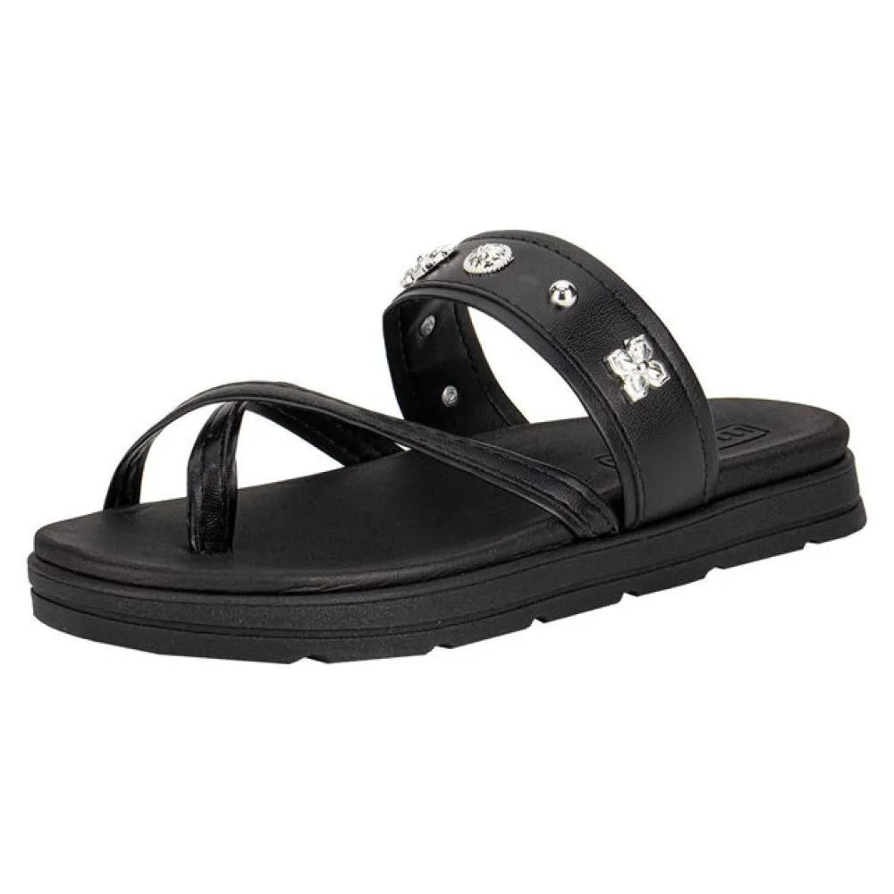 Tamanco Feminino Flat Moleca 5490125 PRETO 34