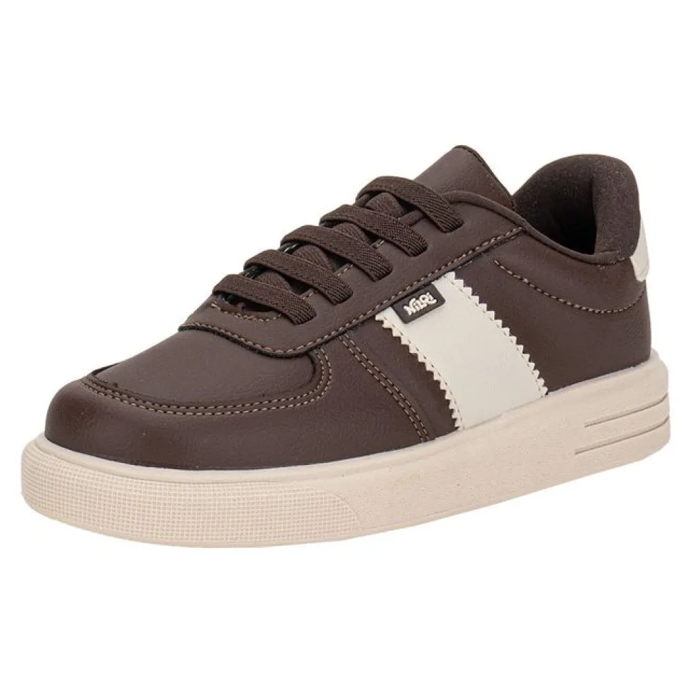 Tênis Infantil Masculino NilQi 23202 CAFÉ 29