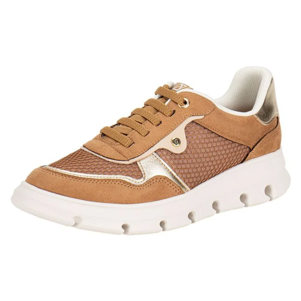 Tênis Feminino Casual Piccadilly 938001 CAMEL 34