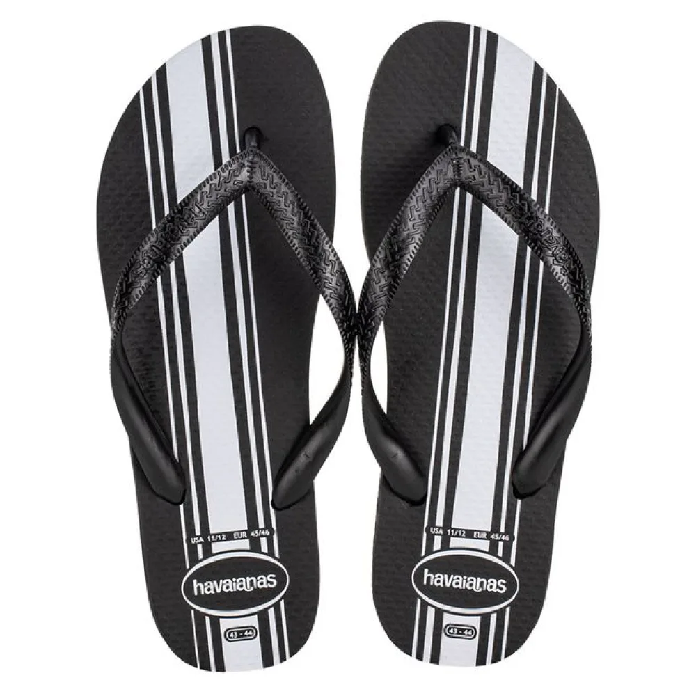 Chinelo Masculino Color Essential Havaianas 4148587 PRETO/CINZA 39/40