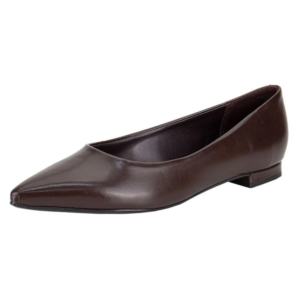 Sapatilha Feminina Flat Vizzano 12061100 CHOCOLATE 36