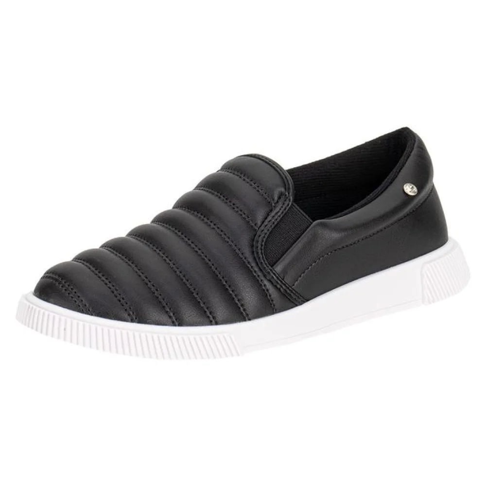 Tênis Feminino Slip On Moleca 5759309 PRETO 34