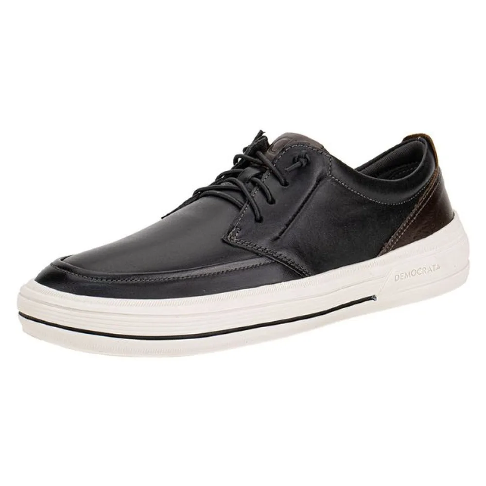 Sapatênis Masculino Clay Democrata 290302 PRETO 37