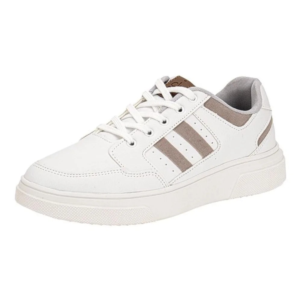 Tênis Masculino Casual Confort Way 502404 BRANCO/CINZA 37