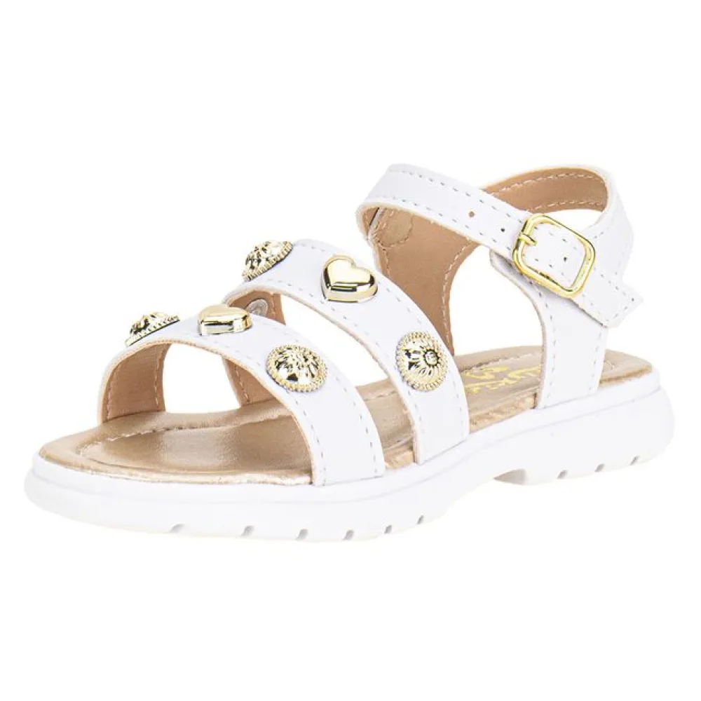 Sandália Infantil Feminina Lily Kids 10170 BRANCO 21