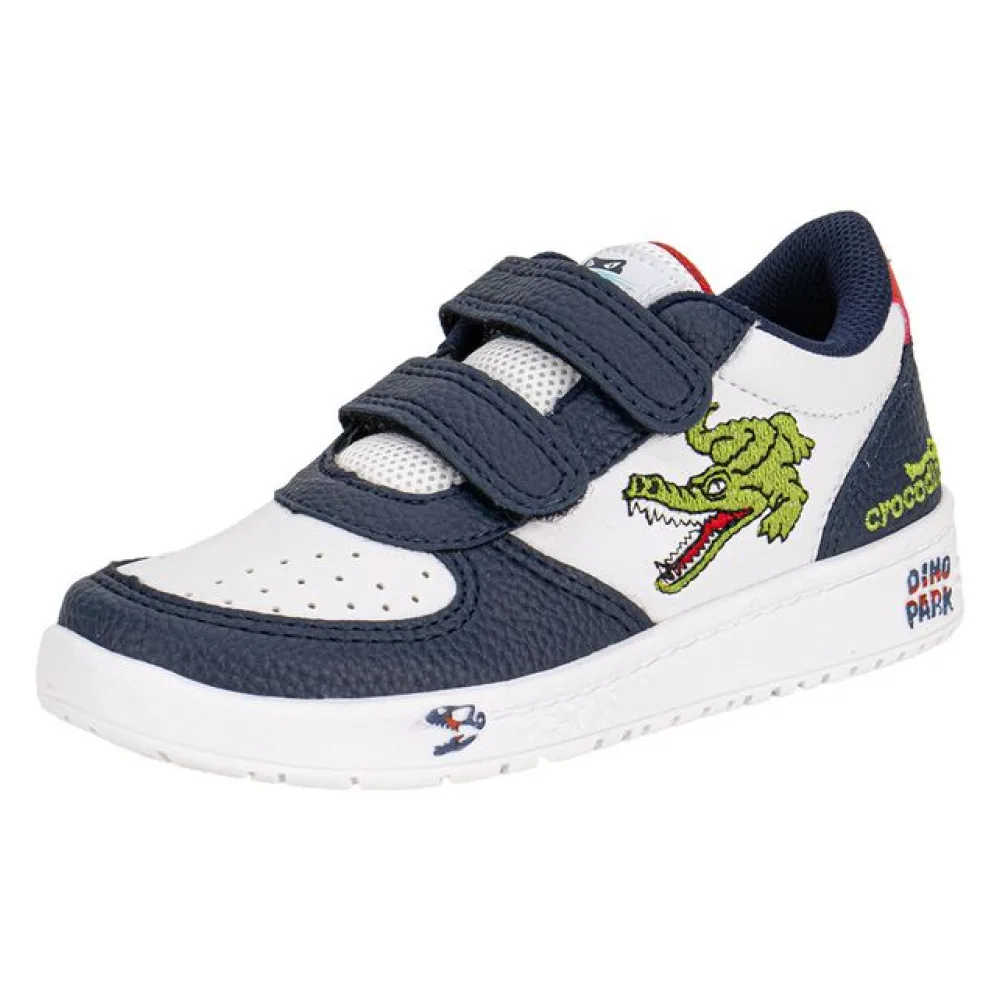 Tênis Infantil Masculino Crocodino Vissi CRV302 BRANCO/AZUL 27