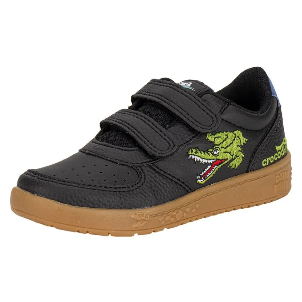 Tênis Infantil Masculino Crocodino Vissi CRV302 PRETO 27