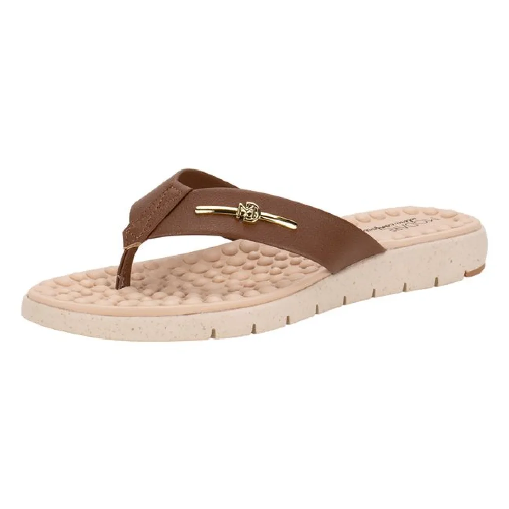 Tamanco Feminino Flat Modare 7162217 CHOCOLATE 36