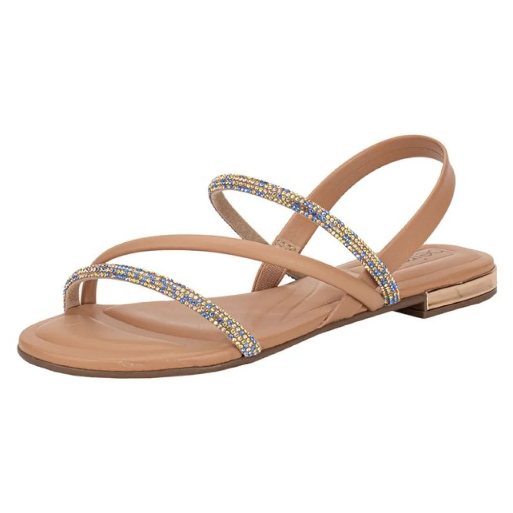 Sandália Feminina Flat Beira Rio 8263969 SALMÃO 35