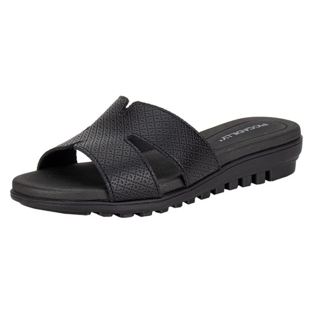 Tamanco Feminino Anabela Piccadilly 523010 PRETO 34
