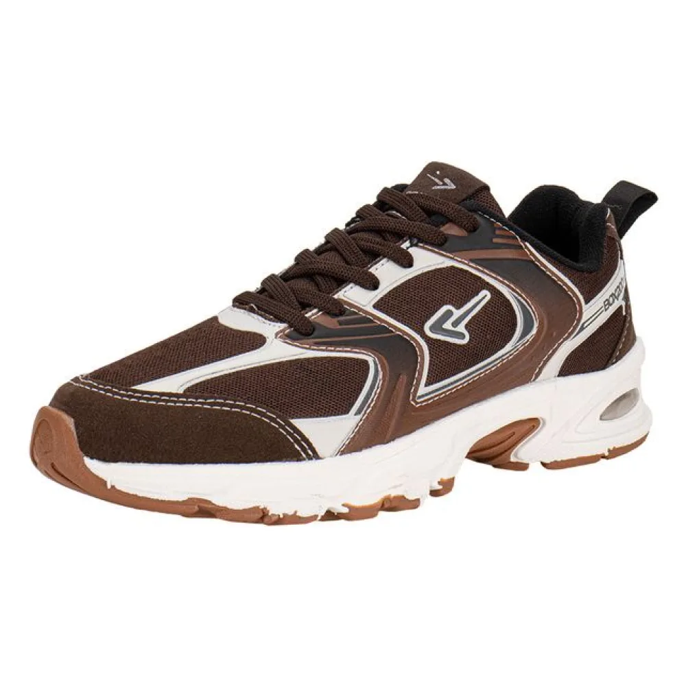 Tênis Masculino Box 200 BX2555 CAFÉ 38