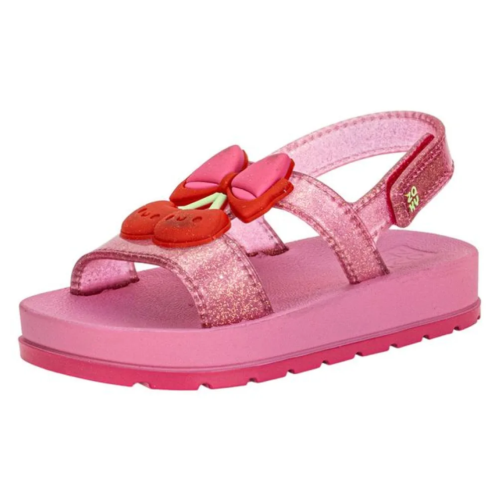 Sandália Infantil Feminina Cherry Zaxynina 19265 PINK 19