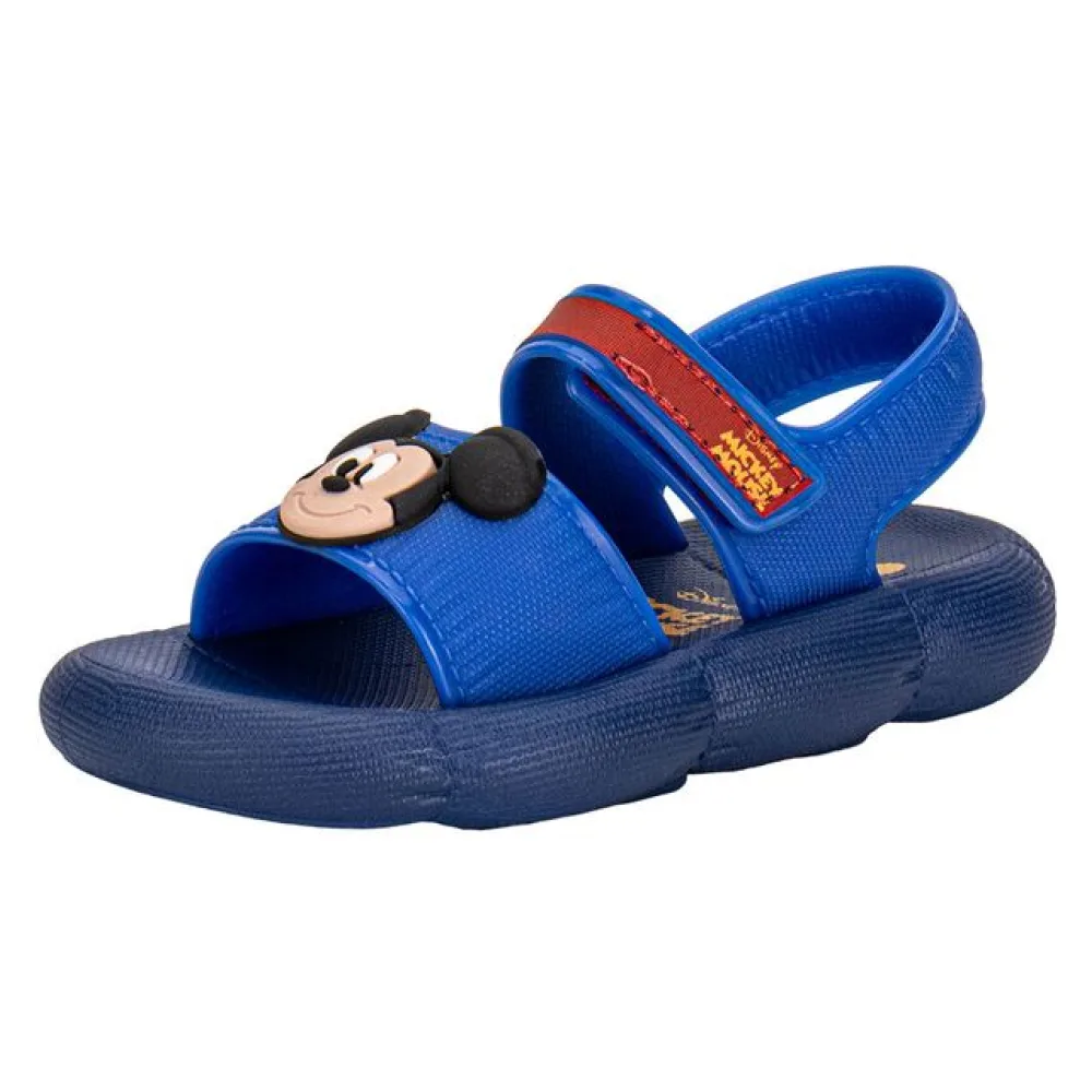 Sandália Infantil Baby Disney Pump Puff Grendene Kids 23377 AZUL/VERMELHO 19