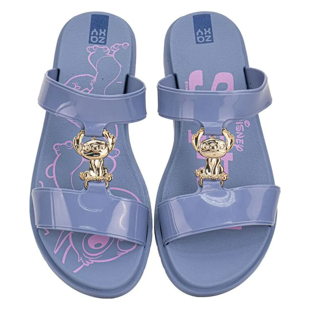 Chinelo Feminino Slide Disney Mix Zaxy 19271 AZUL 33/34