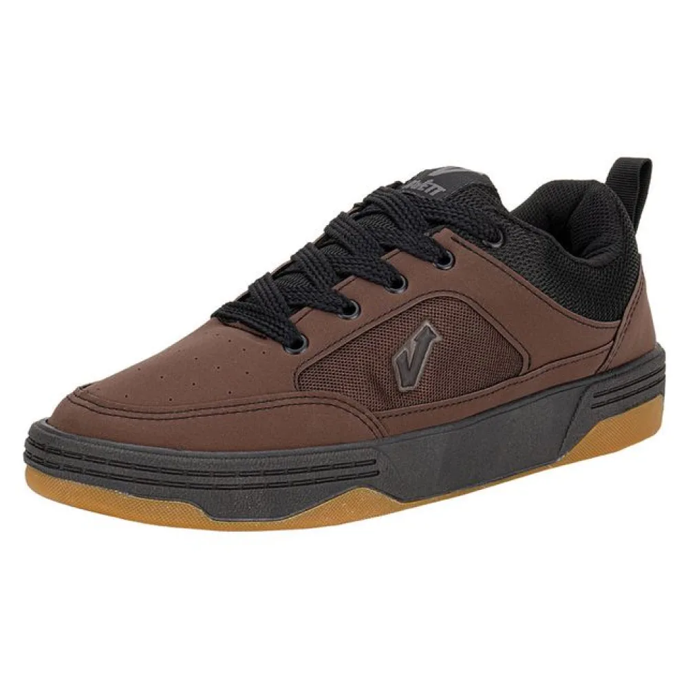 Tênis Masculino Buster Ravett R0400 CAFÉ/PRETO 39