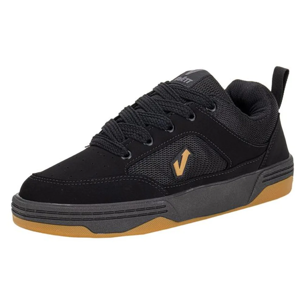 Tênis Masculino Buster Ravett R0400 PRETO/BEGE 37