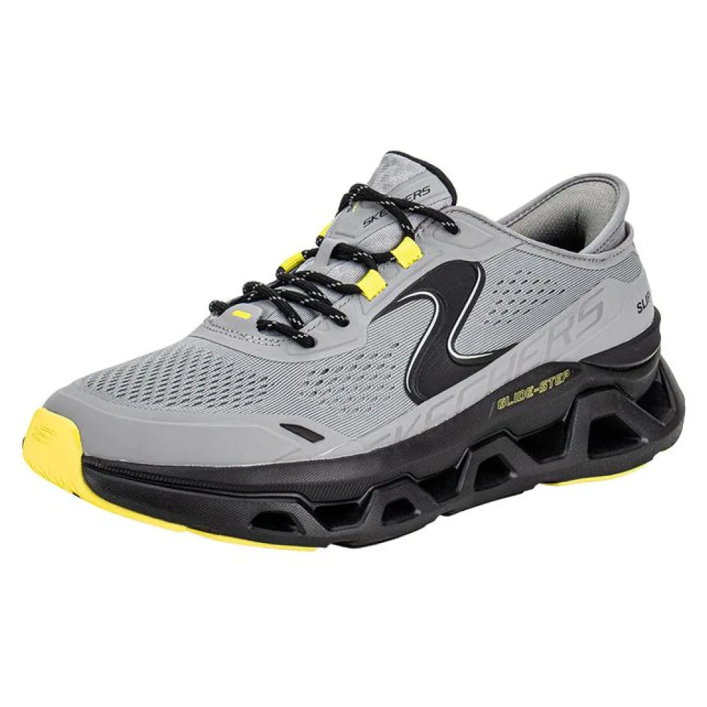 Tênis Masculino Glide-Step Altus Skechers 232921 CINZA/PRETO 39