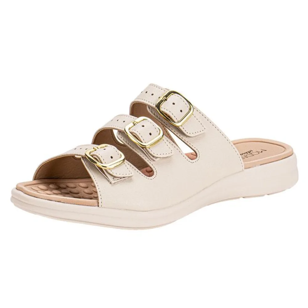 Sandália Feminina Conforto Modare 7174122 BRANCO/OFF 34