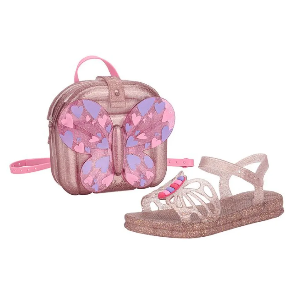 Kit Sandália Barbie Fly + Mochila Grendene Kids 23268 ROSA 26/27