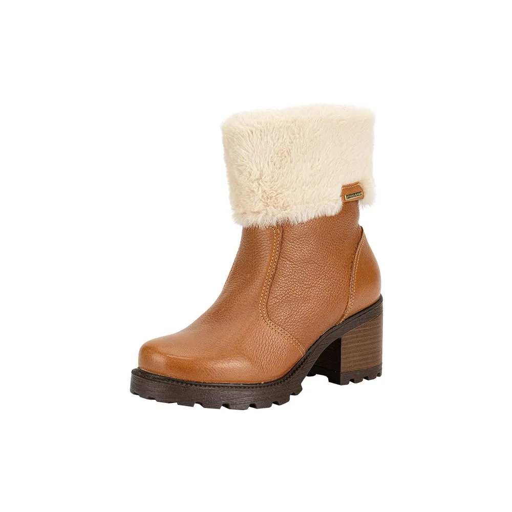Bota Feminina Cano Baixo Pegada 281328 CARAMELO 34