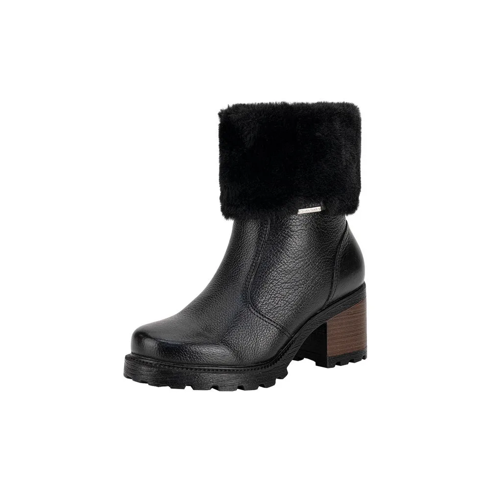 Bota Feminina Cano Baixo Pegada 281328 PRETO 34
