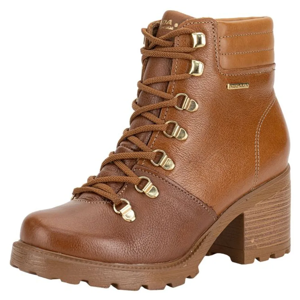 Bota Feminina Coturno Pegada 281321 CARAMELO 38