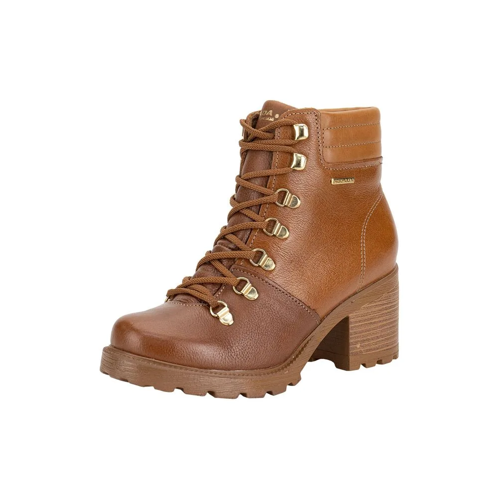 Bota Feminina Coturno Pegada 281321 CARAMELO 38